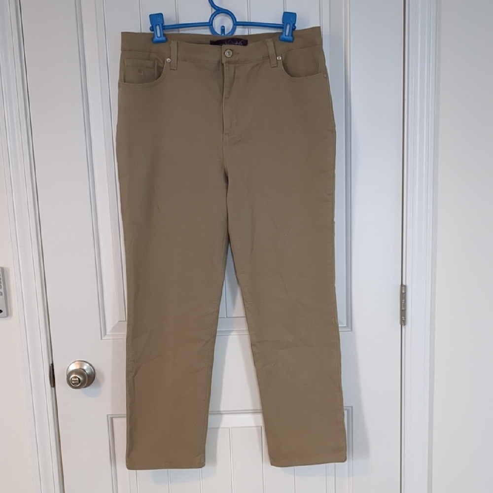 Gloria Vanderbilt Straight Leg Khakis